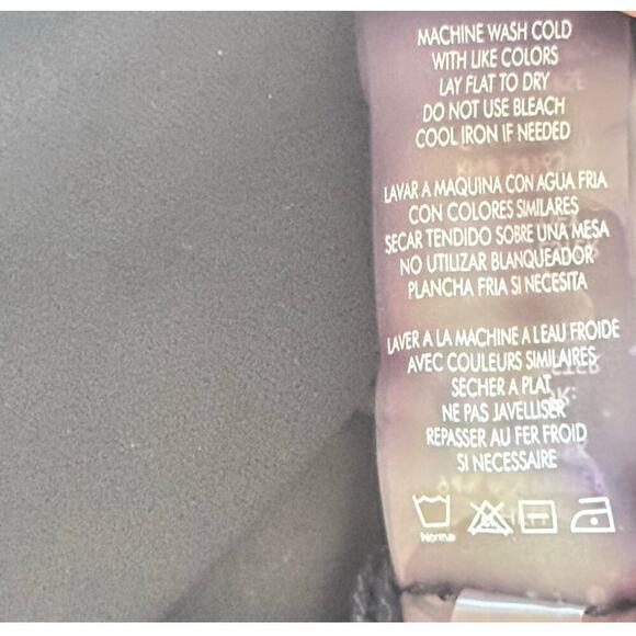 Calvin Klein Sheath Dress Flutter Sleeve Black Gold Exposed Zipper Women's Sz 4 - Picture 12 of 12